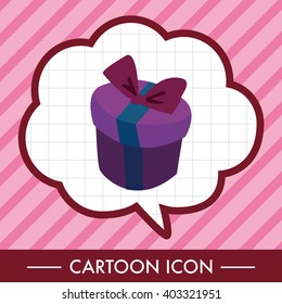 gift theme flat icon elements,eps10