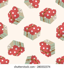 gift theme icon 10, cartoon seamless pattern background