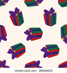 gift theme icon,10,seamless pattern