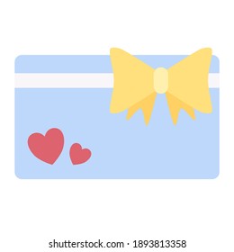 gift using soft color and flat style
