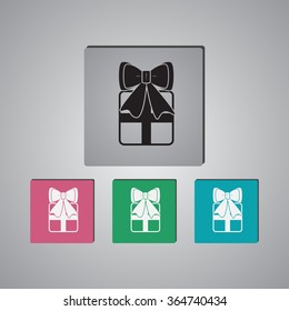 Gift - Valentine's Day vector icon