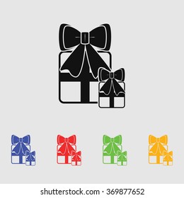 Gift - Valentine's Day vector icon