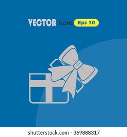 Gift - Valentine's Day vector icon