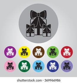 Gift - Valentine's Day vector icon