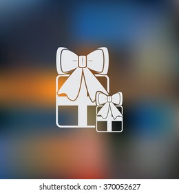 Gift - Valentine's Day vector icon