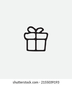 vector de regalo negro y blanco 
