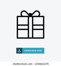 Gift vector icon
