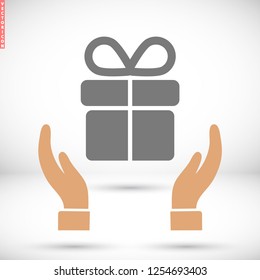 Gift vector icon