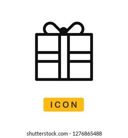 Gift vector icon