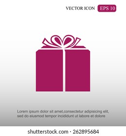 GIFT vector icon