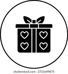 Icono de Vector de regalo. Se puede utilizar para aplicaciones de impresión, móviles y de Web.