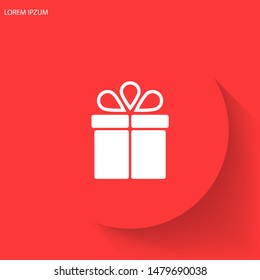 gift Vector icon . Lorem Ipsum Illustration design
