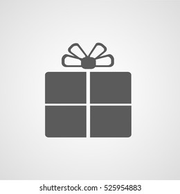 Gift vector icon, present sign or symbol