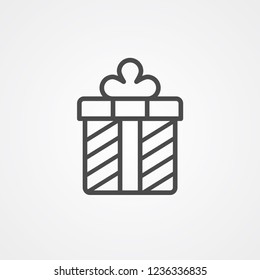 Gift vector icon sign symbol