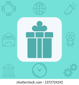 Gift vector icon sign symbol