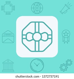 Gift vector icon sign symbol