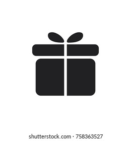 gift vector icon in trendy flat style 