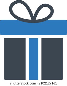 Geschenk-Vektorgrafik auf transparentem Hintergrund. Symbole in Premium-Qualität. Glyphen Vektorsymbol für Konzept und Grafikdesign.