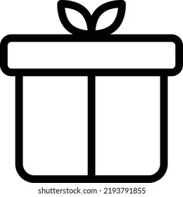 Geschenk Vektorgrafik auf transparentem Hintergrund.Premium-Qualität symmbols.Stroke Vektorsymbole für Konzept und Grafikdesign. 
