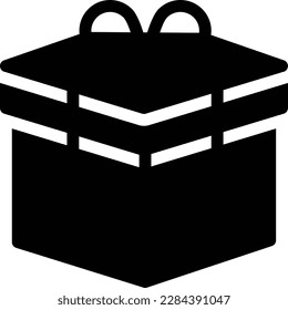 gift Vector illustration on a transparent background.Premium quality symbols.Glyphs vector icon for concept and graphic design.