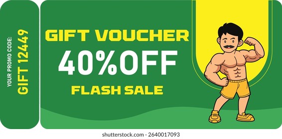 Gift Voucher 40% Off Gym Membership