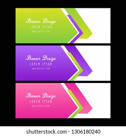 Gift voucher. Abstract poster vector. Facebook cover. Pink banner. Gym Poster. Banner template set