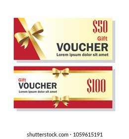 gift voucher for business concept. vector illustration
