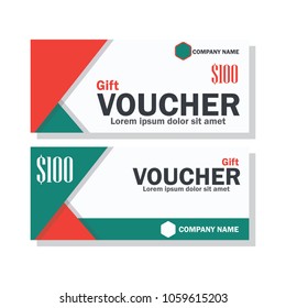 gift voucher for business concept. vector illustration
