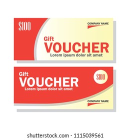 gift voucher for business concept. vector illustration
