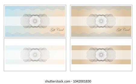 Gift voucher card template design for special time Coupon