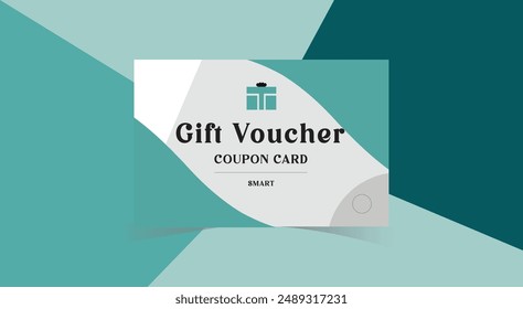 Gift voucher or gift card templates Gift Voucher Coupon set