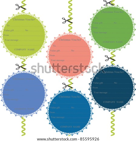 Gift voucher cards