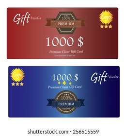 Gift Voucher, Gift certificate, Coupon template. gift voucher vector  