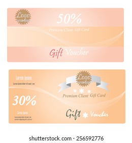 Gift Voucher, Gift certificate, Coupon template. gift voucher vector  