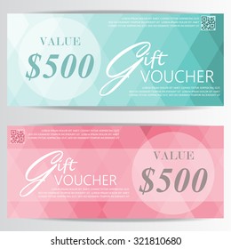 gift voucher certificate coupon template, luxury and premium style design . can be use for business shopping card, customer sale and promotion, layout, banner, web design. vector illustration