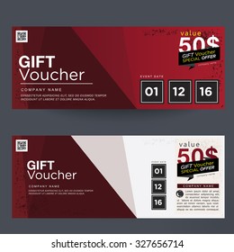 Gift Voucher Colorful Template
