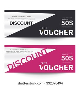 Gift Voucher Colorful Template