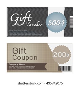 Gift Voucher and Coupon Templates Design