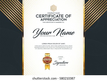 Gift voucher design template.Designed with elegance.