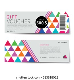 gift voucher discount  template design