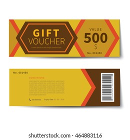 gift voucher discount template design