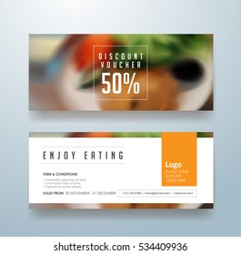 Gift voucher discount template,Vector illustration 