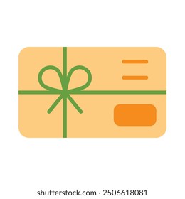 Gift Voucher Flat Icon Design For Personal nad Commercial Use