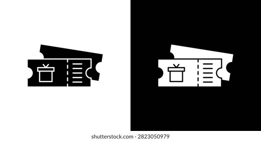 Gift voucher icon thin line pictogram pack. EPS10