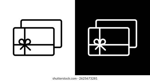 Gift voucher icon vector collection. vector sign illustration