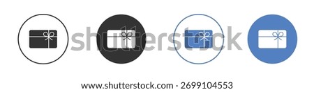 Gift voucher icon vector. Logo Template illustration design