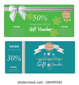 gift voucher with line thai pattern,Gift Voucher, Gift certificate, Coupon template. gift voucher vector 