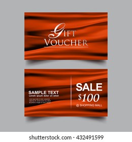 Gift Voucher Luxury Vector concept.