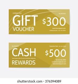 Gift voucher modern template