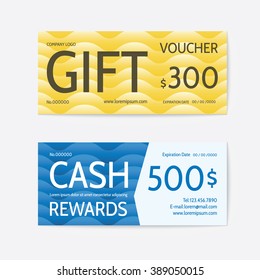 Gift voucher modern template
